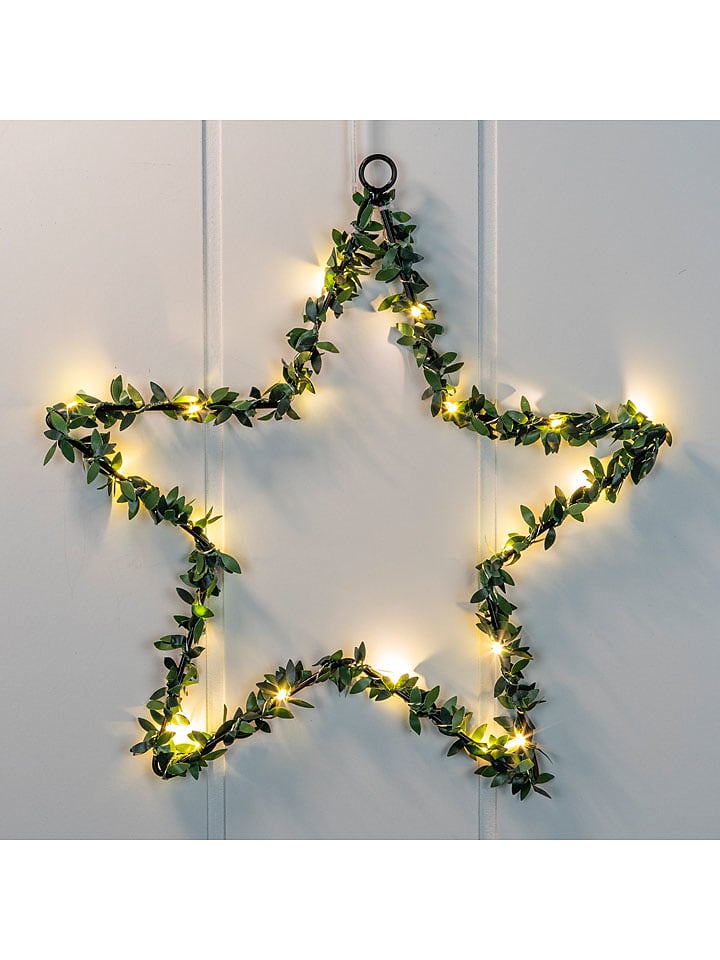 Hollybell 2er-Set: LED-Dekoleuchten in Grün - (L)30 x (B)20 cm - onesize