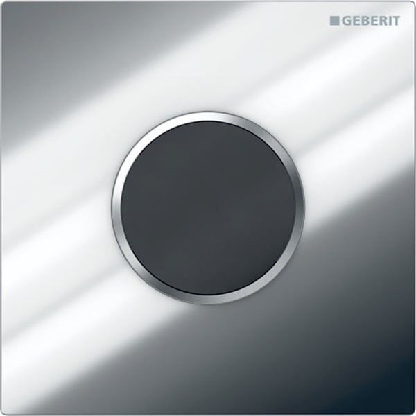 Geberit HyTronic Urinal-Steuerung Sigma10 hochglanz-verchromt Zink-Druckguss berührungslos Infrarot/ 116035KH1