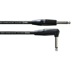 CII 6 PR - CORDIAL 6,3 mm Mono Klinke, Mono Winkelklinke, 6,00m