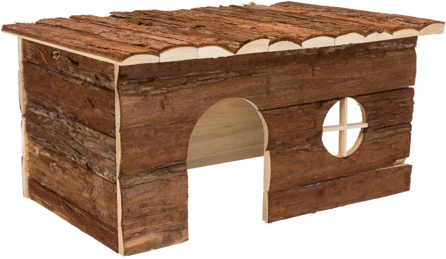 TRIXIE Haus Jerrik, Kaninchen, Rindenholz, 50 x 25 x 33 cm