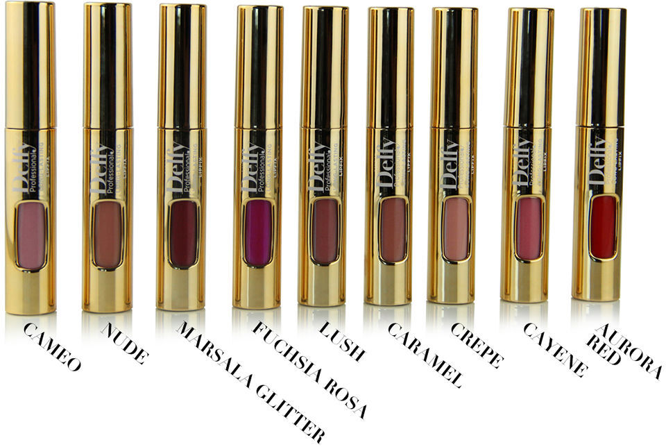 Delfy Lipfix Gold labial líquido #caramel