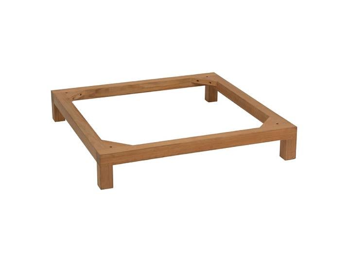 Stern Untergestell Holz 85x85 cm für Fontana Sessel, Eck- und