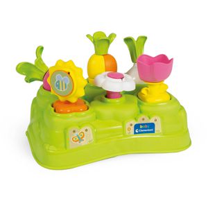 Clementoni Motorikspielzeug Mein erster Garten, Steckspiel aus Kunststoff, ab 10 Monate