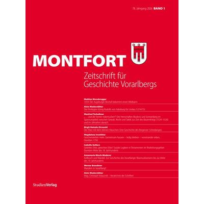 Montfort 1/2026, Taschenbuch von , StudienVerlag, 978-3-7065-6914-9