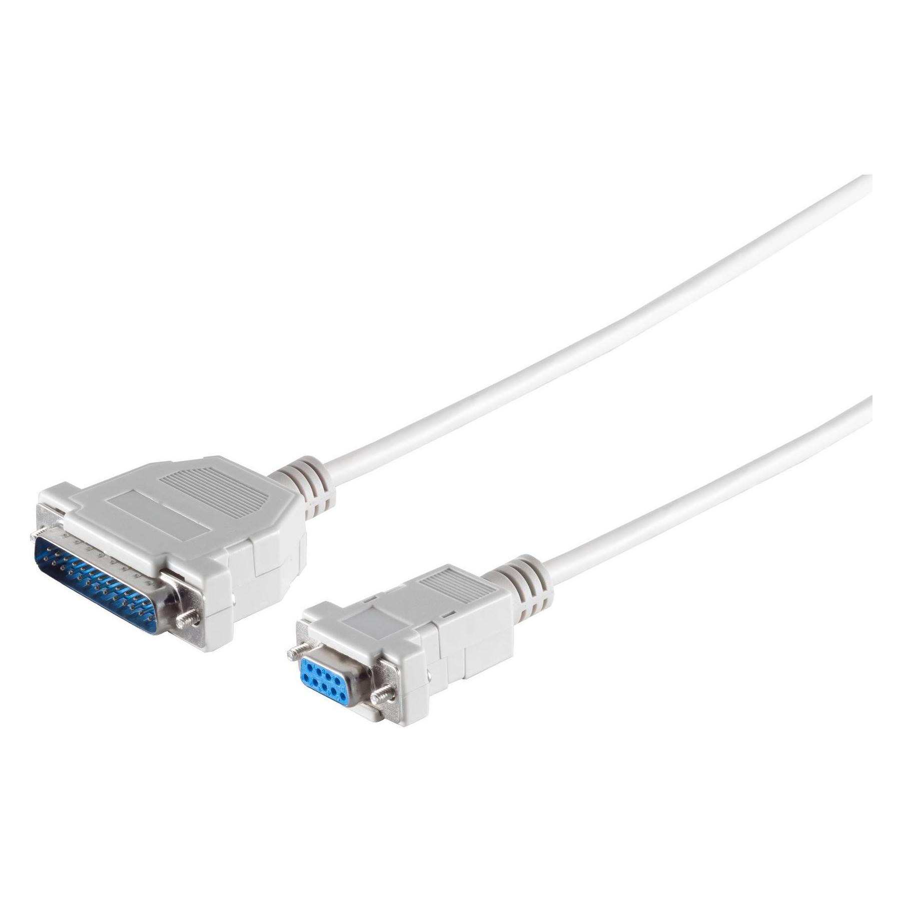 Shiverpeaks S/CONN maximum connectivity Modem-Kabel, 9-pol. Sub D-Kupplung auf 25-pol. Sub D-Stecker, Modem diag (78065-5)