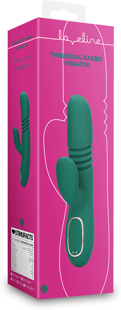 Loveline Thrusting Rabbit Vibrator - Ancient Sea
