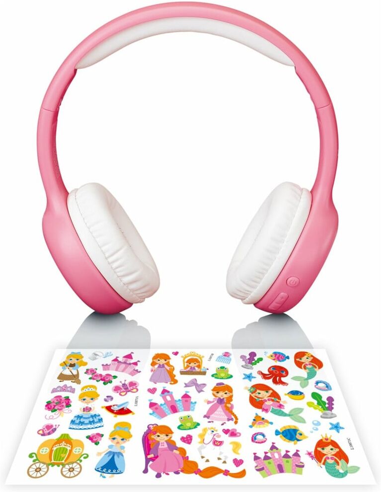 Lenco Bluetooth-Kopfhörer f.Kinder HPB-110 Pink)
