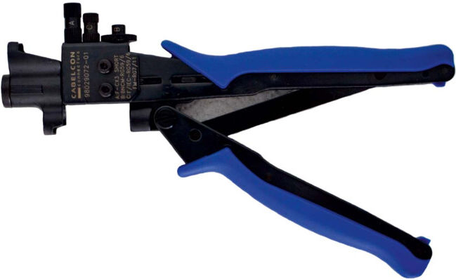 Kreiling Tech. Pince à sertir pour connecteurs F-BNC-IEC C 59/6/7/11 CK (11242)