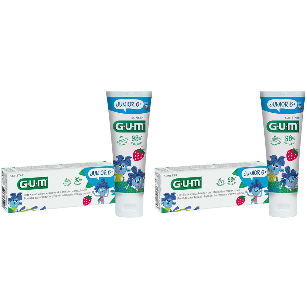 GUM Junior Zahngel x2 2x50 ml