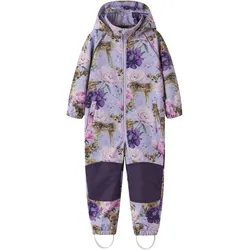 Name it, Mädchen, Skijacke, Nmfalfa08 Softshell Suit Aop 1fo Noos (104), Violett