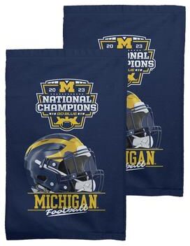 "NCAA 2023 FBC Rally Home Michigan 2Pk Fan Towel - 16""x25"""