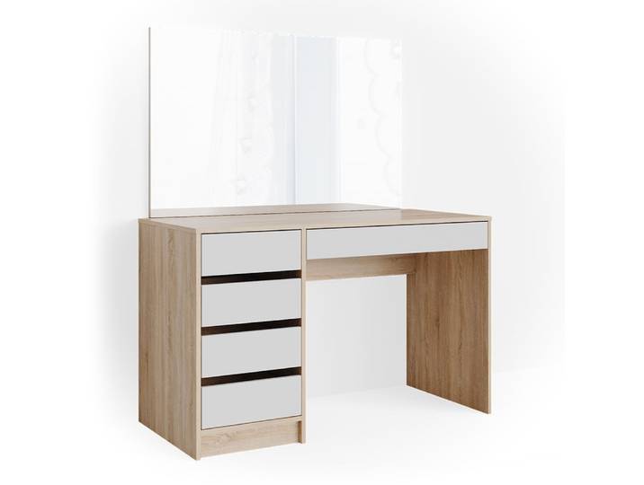 Coiffeuse, blanc/sonoma 120 x 75cm