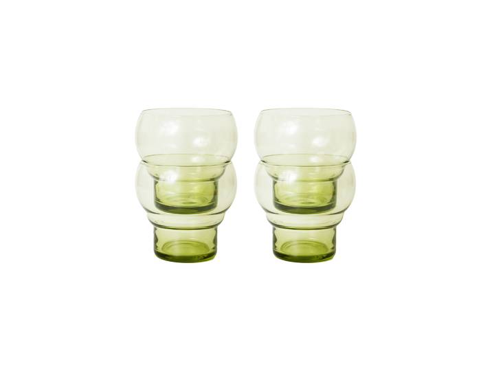 HK LIVING - Verre 70s ceramics - Vert - Verre