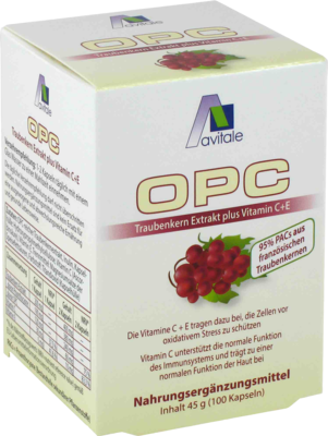 Avitale GmbH OPC TRAUBENKERN Vegi Kapseln 45 g 04977803