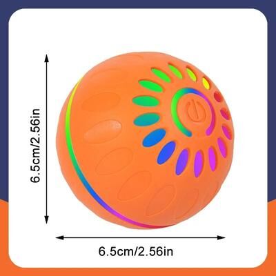 Uplift Picks Smart Interactive Dog Toy Ball USB Rechargeable Automatic Rolling And Bouncing Chew Toy 05