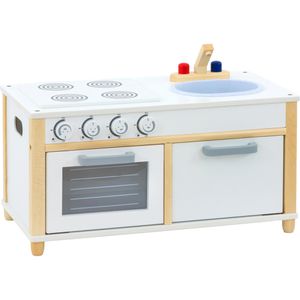 Betzold Kinderküche 56136 Krippenküche, aus Holz, 75,5 x 38,5 x 38 cm