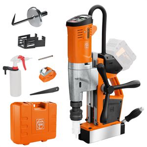 Fein Magnetbohrmaschine AKBU 35 PMQW AS, Akku 18V, 9000N Magnetkraft, MK2 & Weldon, bis 35mm Ø