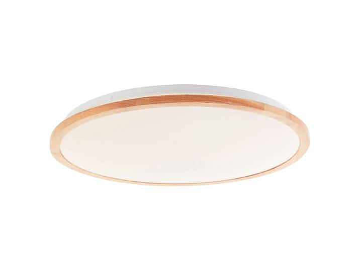 Plafonnier LED Bario Ø 50cm Blanc Fer verni Plexiglas LED Module LED