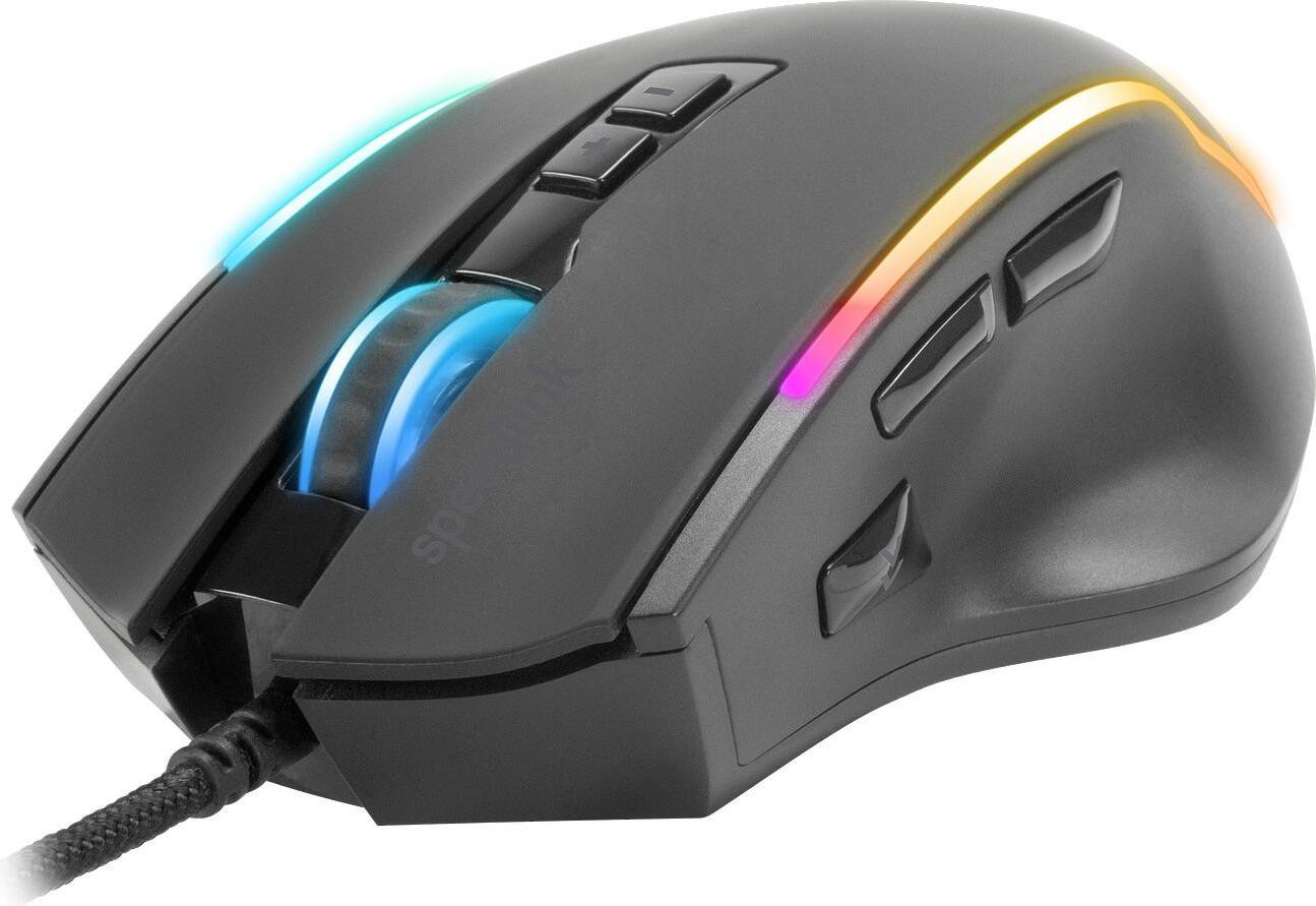 Speedlink Decus NX RGB Gaming Maus SL-680024-RRBK zwart