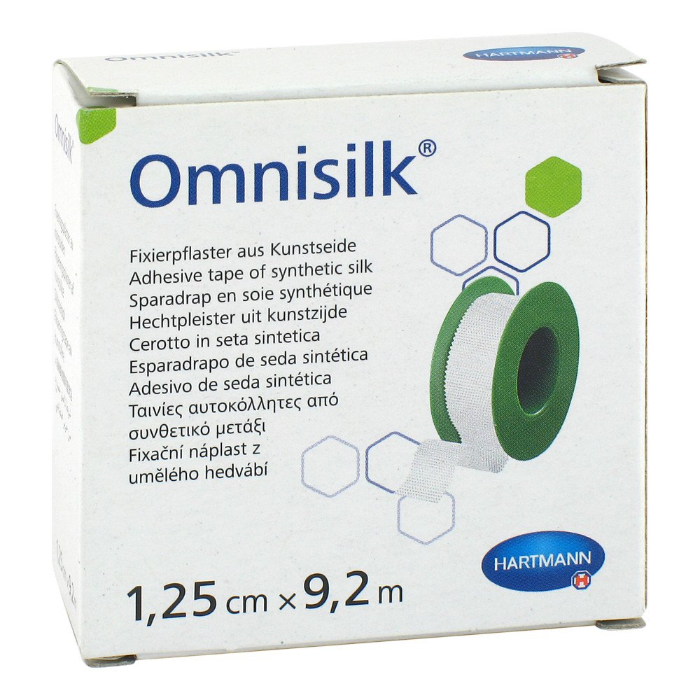 PAUL HARTMANN AG Omnisilk Fixierpflaster Kunstseide 1,25 cmx9,2 m 11163509