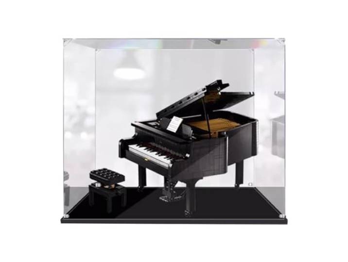 Transparente Acryl-Vitrine für Lego 21323 Piano Serie, staubdichte Vitrine, kompatibel mit Lego 21323, staubdichte Displaybox (nur Display Ca)