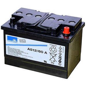 Exide Gel-Batterie Sonnenschein A512/60 A, 12 V, 60 Ah, A-Pol Anschluss