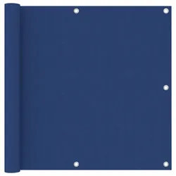 Helloshop26 - Balkon-Sichtschutz 90 x 500 cm blauer Oxford-Stoff 02_0010110