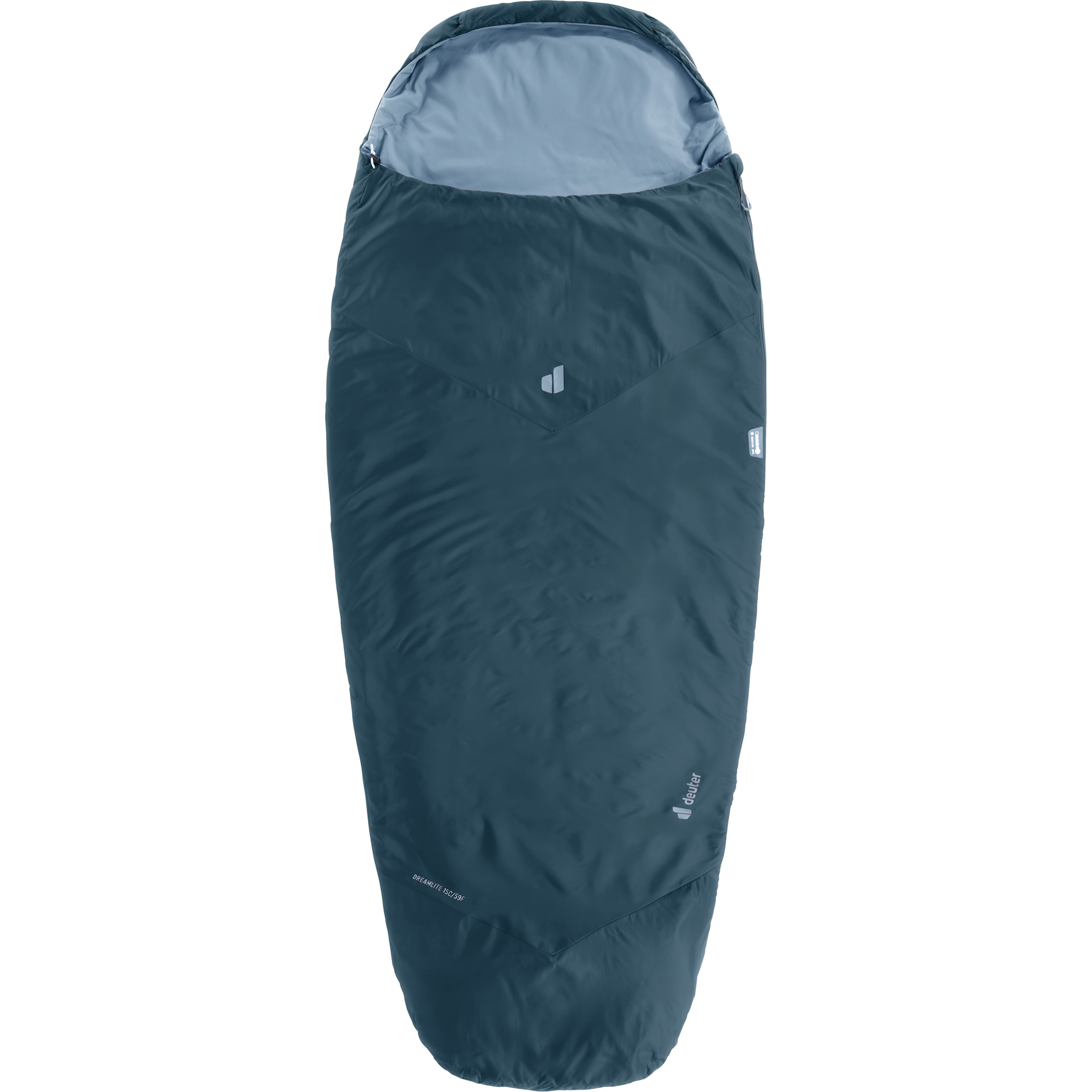 Deuter Dreamlite 15C/59F Schlafsack Kunstfaserschlafsäcke blau Größe max. 185cm Camping