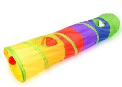 Uplifted Finds Prismatic Spectrum Collapsible Play Tunnel multicolor
