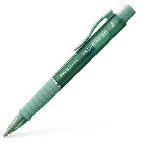 Faber-Castell Kugelschreiber Poly Ball View, XB, 145754, grün/transluzent, Schreibfarbe blau