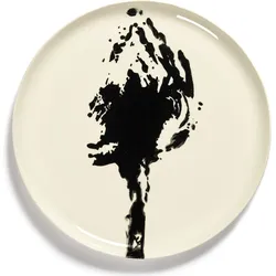 Feast Servierplatte weiß-schwarz