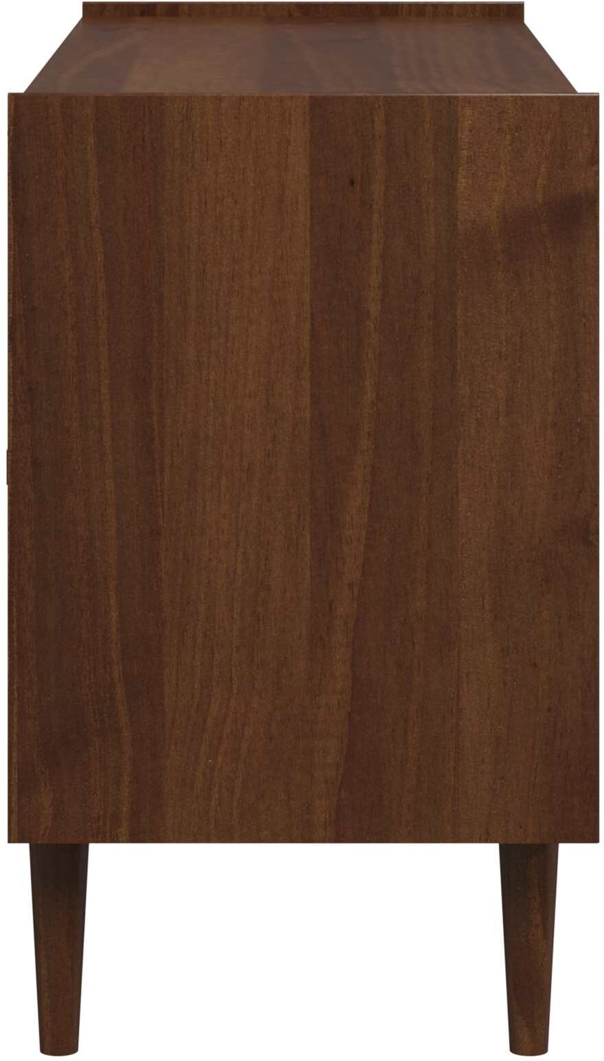 vidaXL Buffet BILBAO Caramel foncé 114 x 45 x 75 cm