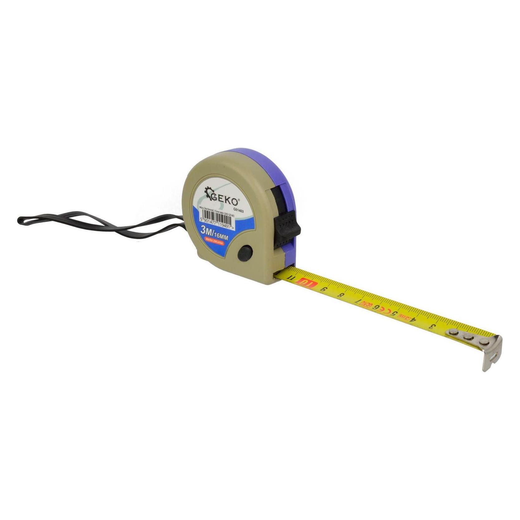 GEKO Massband 3 m, Bandbreite 13 mm (3 m) (G01403)