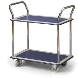 Etagenwagen, 2 Etagen mit Gummiunterlage, 120 kg