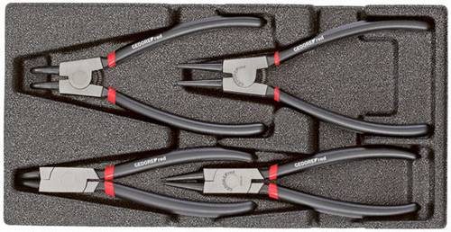 Gedore RED 3301716 Sicherungsringzange Spitzenform (Details) gerade, abgewinkelt 90°