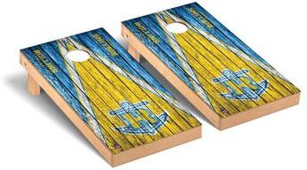 Skip's Garage Rollins College Tars Triangle Cornhole Board Set