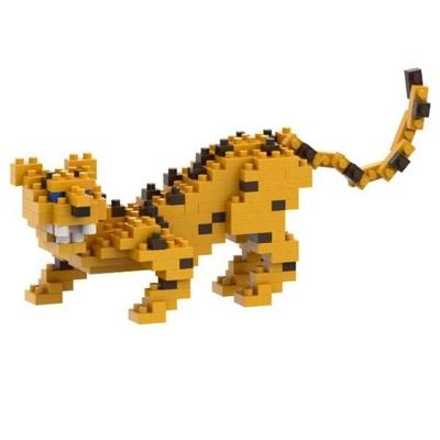 BRIXIES 200291 - Leopard, 3D Konstruktionsbausatz aus Ministeinen, 184 Teile