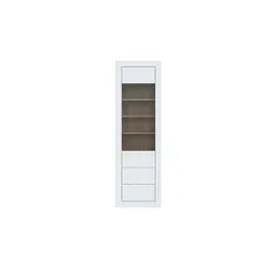 Vitrine Push-to-Open  ¦ weiß ¦ Maße (cm): B: 61,1 H: 195,9 T: 41.4