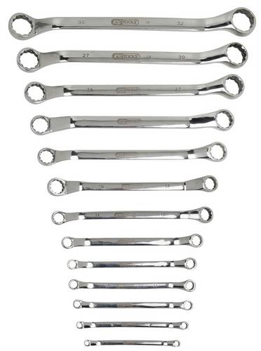 KS Tools 964.1150 Doppel-Ringschlüssel-Satz Schlüsselweite (Metrisch) 8 - 30mm