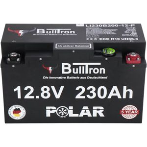 Bulltron LiFePO4-Akku LI230B200-12-P, 230 Ah, 12 V, mit Batterie-Management-System & Bluetooth