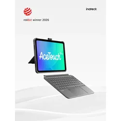 inateck Keyboard Ace Touch iPad 13" Compatible QWERTZ weiß