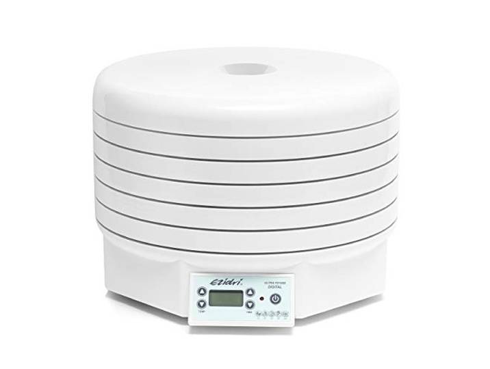 Ezidri FD1000 Ultra Digital - Sèche-Aliments Haute capacité (Extensible à 30 Plateaux)\, séchage en Vrac\, minuterie numérique\, réglages de température (30-70 ° C)\, idéal pour Les Aliments RAW