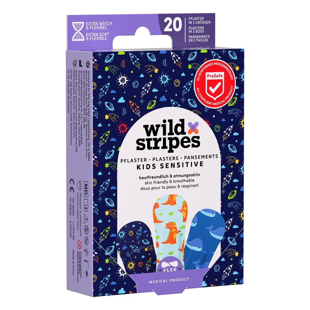 New Flag GmbH Wild Stripes Kids Sensitive Space Int Pflaster 19175771