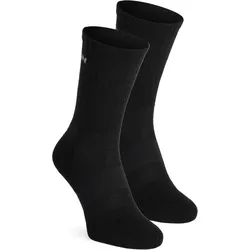 Salomon, Unisex, Sportsocken, Evasion Crew 2p (45 - 47), Schwarz