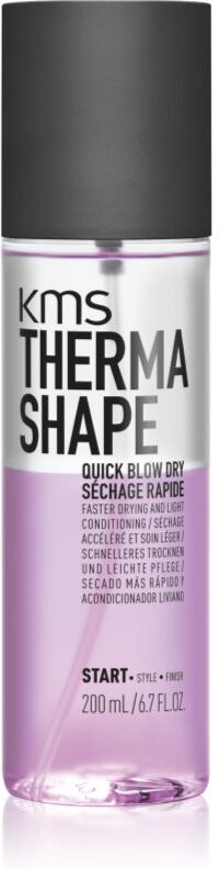 KMS Thermashape Quick Blow Dry spray coiffant protecteur pour un séchage rapide 200 ml