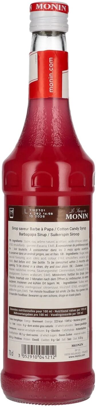 Le Sirop de Monin ZUCKERWATTE 0,7l