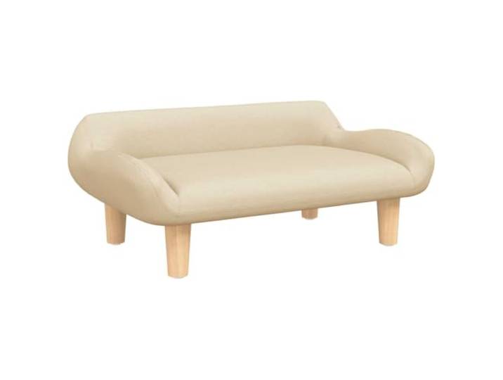 FDSAQOPT Sofa Creme 70x40x24 cm Stoff Minisofa, weicher Schaumstoff, Stoffbezug, Kiefernholzrahmen, vier Beine, keine scharfen Kanten,