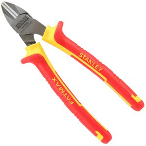 Stanley Seitenschneider FATMAX, 0-84-009, 160 mm, Mehrkomponentengriffe isoliert, VDE-geprüft