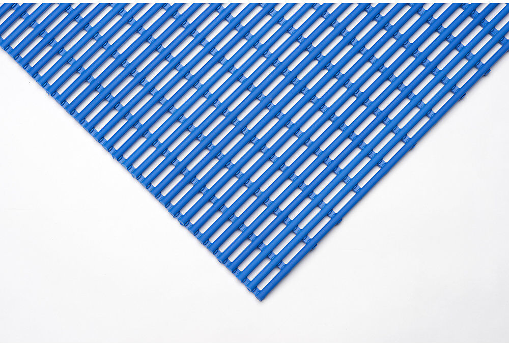 Bodenmatte, PVC-frei, pro lfd. m, blau, Breite 800 mm EHA