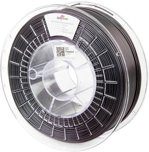 Spectrum Filaments 80580 PLA Premium Filament PLA Mehrfarbig, Farbwechsel 1.75mm 1000g wizard charcoal, Schwarz 1St.